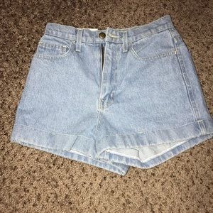 American Apparel denim Shorts 26 NWT high waist